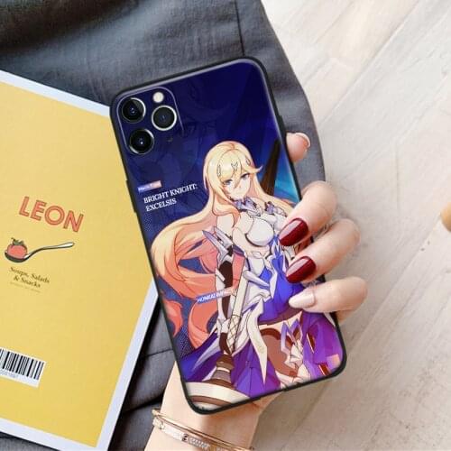 Bright Knight- Excelsis Honkai Impact 3 For iPhone se 6 6s 7 8 plus x xr xs 11 pro max soft silicone phone case cover shell