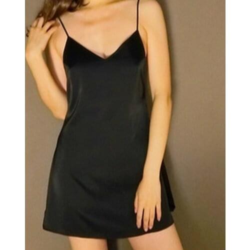 Night Gown Sleepwear Fashion Sexy Sleep Dress Summer New Womens Sleepwear Female Sexy Nightdress Short Robe Dress Gown