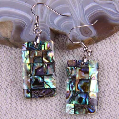 New Zealand Abalone Shell Earrings Fashion Jewelry T016