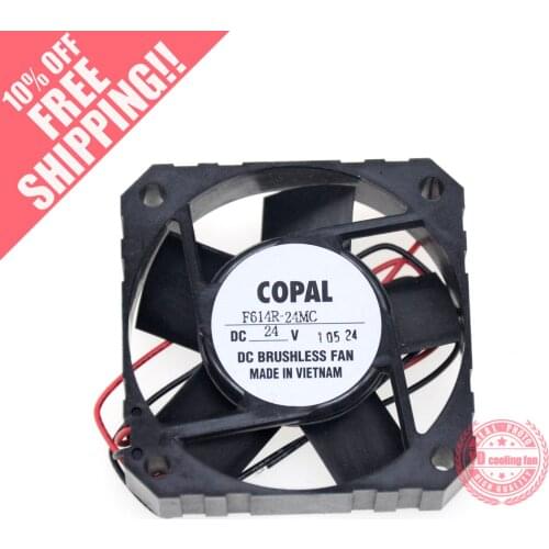 NEW FOR COPAL F614R-24MC 6015 24V 6CM Frequency converter cooling fan