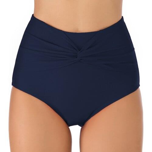 New triangle swimsuit adult swimming trunks ladies sexy waist twist swimming trunks