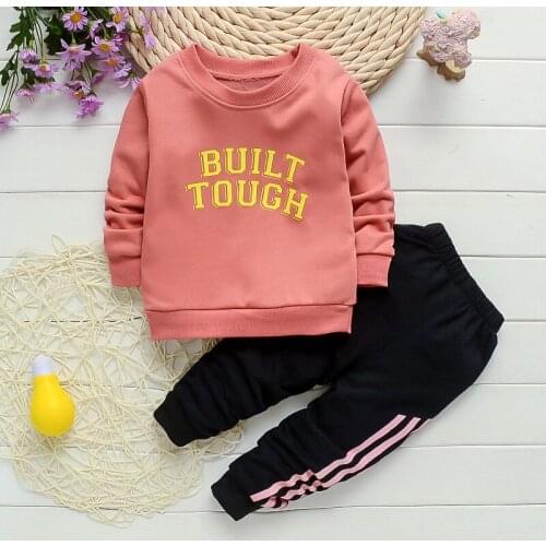 Newborn Clothes 2021 Autumn Spring Baby Boys Clothes Sets T-shirt+Pant Outfits 2pcs Casual Kids Sport Suit Infant Clothing