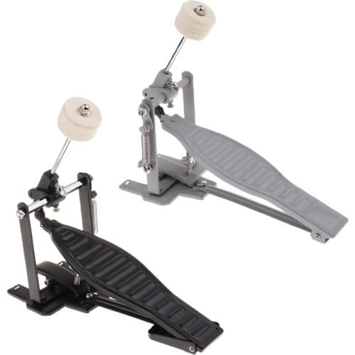 Single Foot Pedal with Drum Wool Beater Single Chain Drive Percussion Instruments Replacement for Drum Lovers