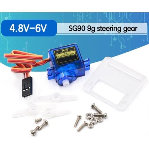 Official Smart Electronics Rc Mini Micro 9g 1.6KG Servo SG90 for RC 250 450 Helicopter Airplane Car Boat For Arduino DIY