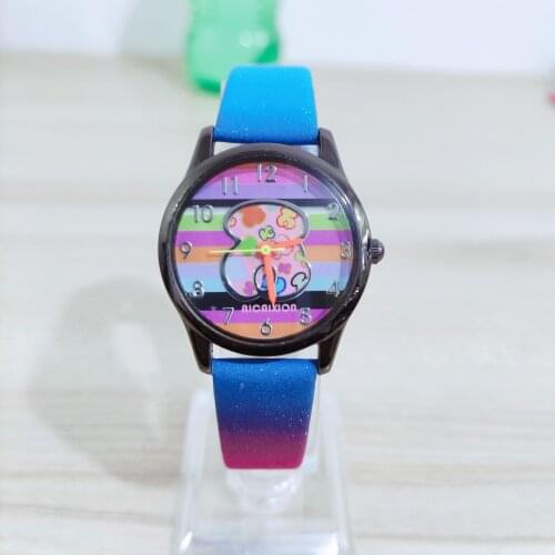 Reloj Mujer Fashion Brand Bear Quartz Watch Ladies Luxury Colorful Leather Watch Ladies Dress Wrist Watch Hot Relogio Feminino