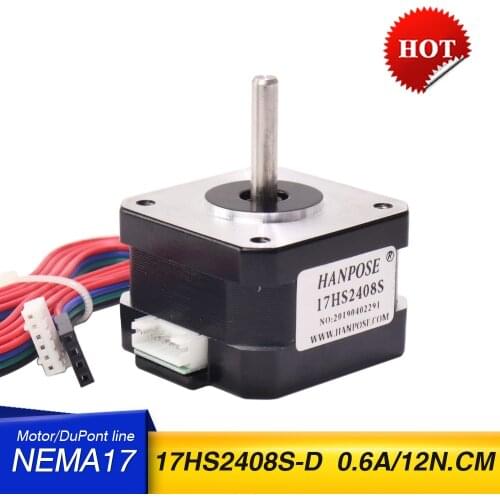 1PCS Nema17 Stepper Motor 42 motor for 3D printer CNC Nema 17 motor 42BYGH 0.6A 28 mm 17HS2408s motor