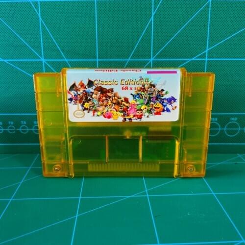 Super 68 in 1 Save Game file Cartridge Harvest Moon Goof Troop Final Game Fansty II III IV Megaman X IV Terranigma Zeldaed Link