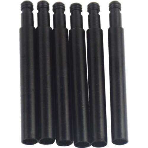 Lots 6 Alloy Presta Valve Extender French Valves Extension Inner Tube Pump Parts
