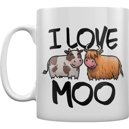 I Love Moo Mug