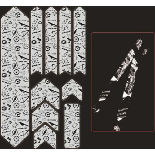 3D Night Reflection MTB Mountain Bike Scratch-Resistant Protect Frame Protector Removeable Sticker Bicycle Paster Guard Cover