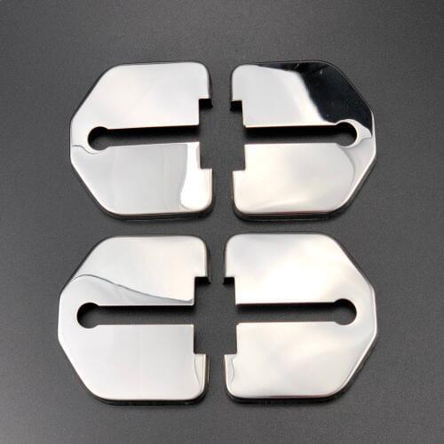 4pcs/lot Car Accessories Door Lock Anti Rust Protection Buckle Cover For Ford Mondeo (2006-2012)/C-MAX S-MAX B-MAX (2007-2008)