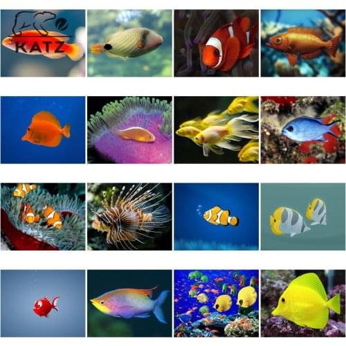 Deep-Sea Fish Diamond Painting Handmade Diy Home Decoration Modern Animal Specimen Pictures Diamond Embroidery Cross-Stitch