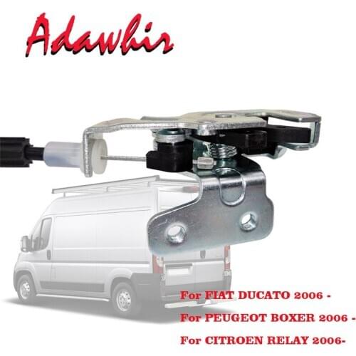 Car Rear Lower Left Door Lock Catch Cable for Fiat Ducato for Peugeot Boxer for Citroen Relay 2006-ON 1345734080 1379732080