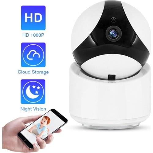 Sdeter Cloud 1080P Wifi IP Camera 2MP 4X Digital Zoom Motion Detect Wireless Camera H.265 P2P 2 Way Audio Home Security CCTV Cam
