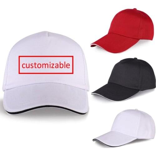 Customizable Cotton Baseball Caps For Men And Women Outdoors Snapback Basketball Sun Hats