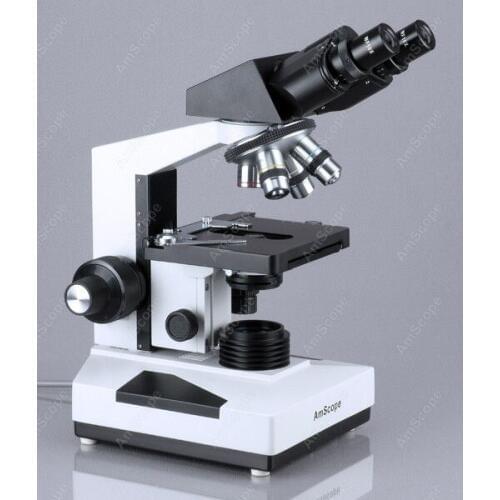 Binocular Compound Darkfield Microscope--AmScope Supplies 40x-1600x Binocular Compound Darkfield Microscope