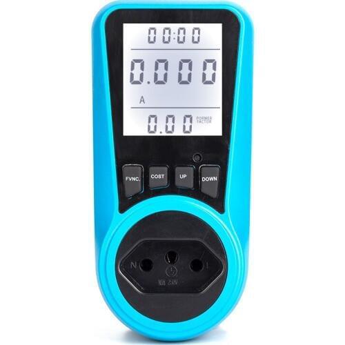 Brazil backlight Power Metering socket Power monitor intelligent billing Socket Socket Type meter