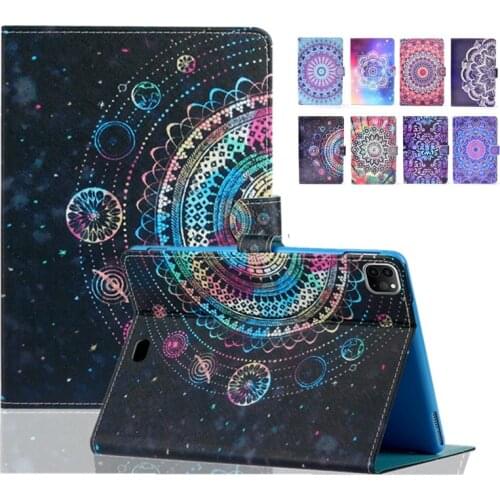 Bloom beautiful Case For iPad Pro 2020 11 '' TPU Silicone Back Case for Apple iPad Pro 11 2020 Cover Magenet Pencil Holder Case
