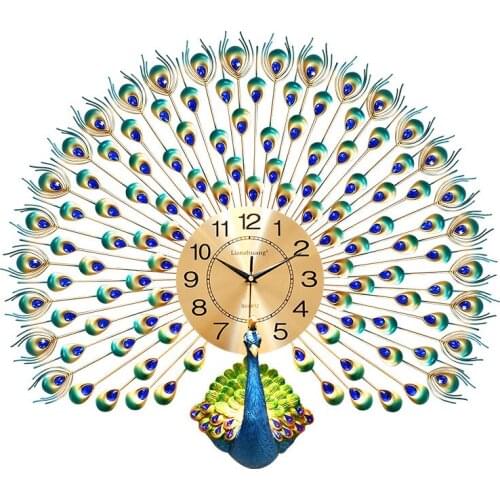 Heat European Creative Minimalist Wall Clock Modern Home 3D Clock Living Room Mute Clock Fashion Decorative Quartz Clock