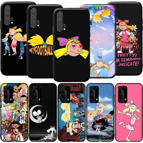GX90 Hey Arnold Silicone Case for Honor 6A 7A 3GB 7C 7X 8 8A 8X 8C 9 10 Lite View 20S 9A 10X Max Pro