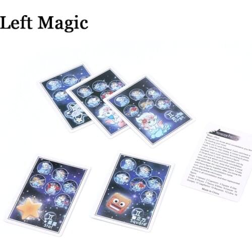 Horoscope Prediction Cards Magic Cards Magic Tricks Mentalism Mind Magic Props Close Up Magic Trick Close Up Gimmick