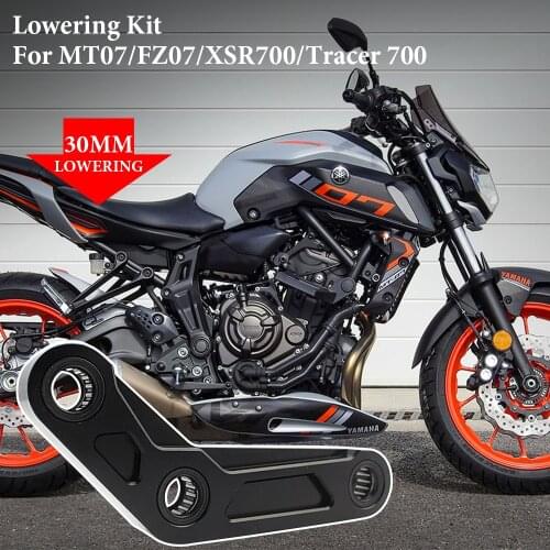 Motorcycle CNC Aluminum Lowering Link Kit 30mm for Yamaha MT FZ 07 FZ-07 XSR 700 Tracer 700 2014 2015 2016 2017 2018 2019 2020