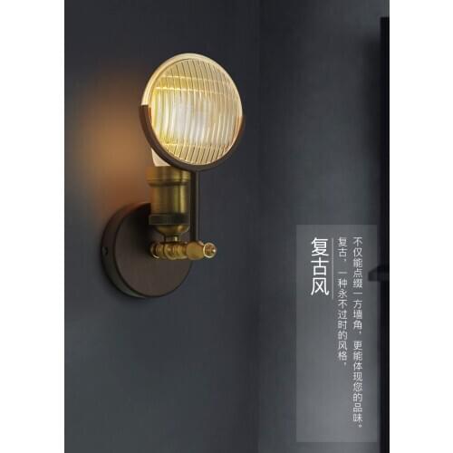 Creative Novelty Lighting Personality Retro лофт декор Industrial Bedroom лампа Bedside Dining Room Old Car Wall Lamp фонарь