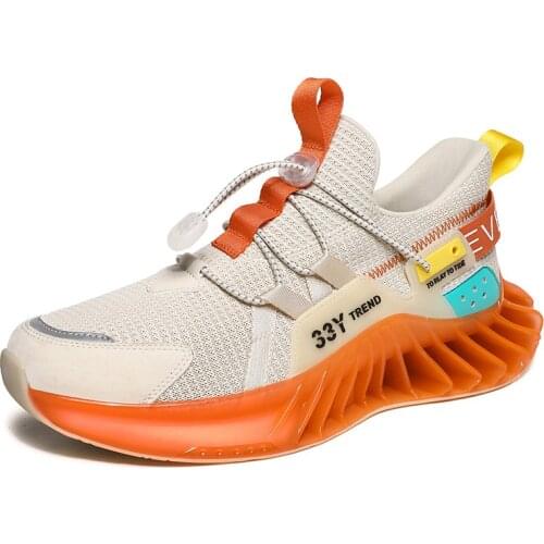 Summer Sports Running Shoes Outdoor Mesh Non-slip Breathable Skateboard Shoes Large Size 39-46 Size Low Cut Mens Shoes