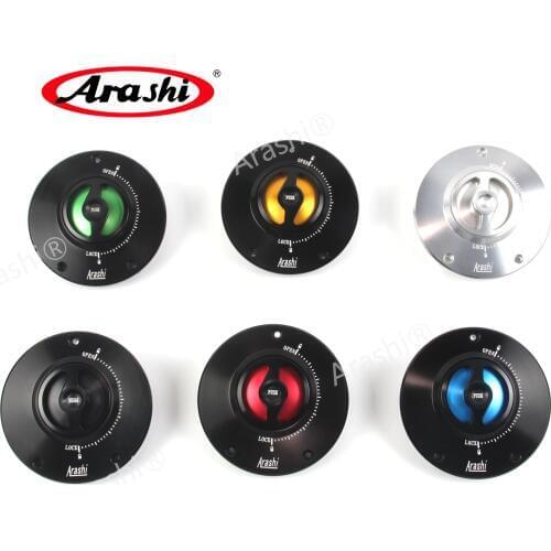 Arashi 115mm For HONDA Fuel Tank Cap Gas Oil Tank Cover Petrol Cover CNC Motorcycle Accessories 3 Mounting Spots