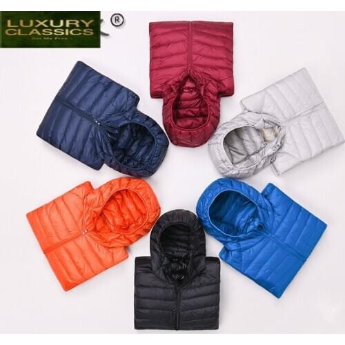 Jacket Autumn Winter Male Mens Down Jacket Ultra Light Down Jacket Men Warm Clothes Hooded Fashion 2021 Ropa Hombre Pph691