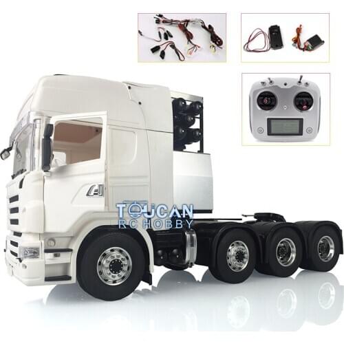 LESU Metal 8*8 Chassis 1/14 Sca RC Tractor Truck Light Hercul Cabin Radio THZH0616-SMT2