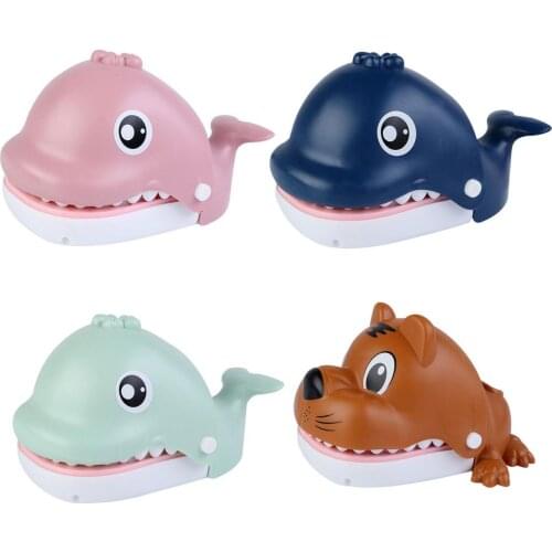 2021 Hot Sale Biting Finger Game Cute Funny Tiger/ Whale Teeth Bar Games Toys Desktop Children Interactive Tricky Toys Gift