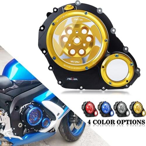 Motorcycle Waterproof Engine Clear Clutch Cover Protector Guard for Suzuki GSXR600 GSXR750 GSX R600 R750 GSXR 600 2006-2020