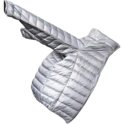 Men Down Jackets/casual Men Quen Personalized Fall Boutique White Duck Feather Shape Slida Color