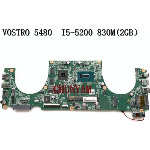 NEW I5-5200U DAJW8GMB8C1 FOR DELL Dell vostro 14 5480 Laptop Motherboard I5-5200U 830M(2G) CN-05M32N 5M32N Mainboard 100%tested