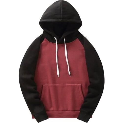 PARKLEES 2021 Autumn Cotton Hoodie Men Oversize Casaual Stylish Harajuku Contrast Streetwear Plus Size Unisex Sweatshirts