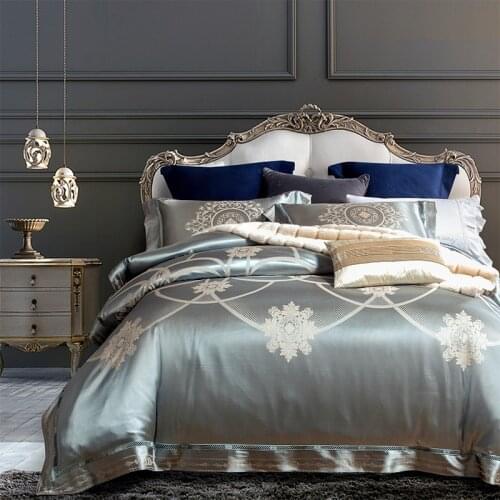 Egyptian cotton Wedding Bedding King size 4pcs Wedding Bedding set Duvet Quilt cover Bedsheet Pillowcase