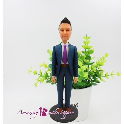 2019 AMAZING CAKE TOPPER Toys Tall and handsome gentleman And Groom Gifts Ideas Customized Figurine Valentines Day