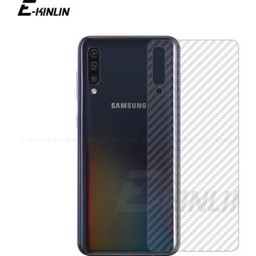 Clear Soft 3D Carbon Fiber Back Film For Samsung Galaxy A90 A50 A60 A70 A80 A10 A20 A30 A40 5G Rear Screen Protector Not Glass