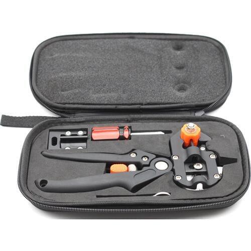 Garden Pruning Tools Pruner Chopper Vaccination Cutting Fruit Tree Garden Grafting Tool with 2 Blade Plant Shears Scissors