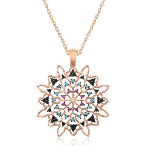 Tevuli 925 Sterling Silver Geometric Pattern Locket Pendant