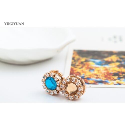 XT23 fashion headwear scarf magnet brooch Rhinestone hijab clips