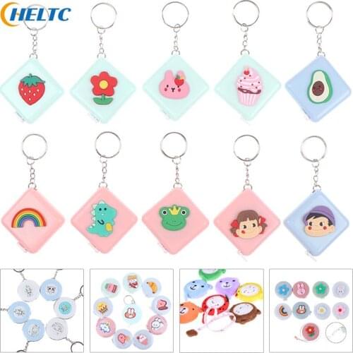 200cm/150cm Mini Portable Tape Measures Retractable Ruler Children Height Ruler Centimeter Inch Roll Sewing Measuring Tape Tool