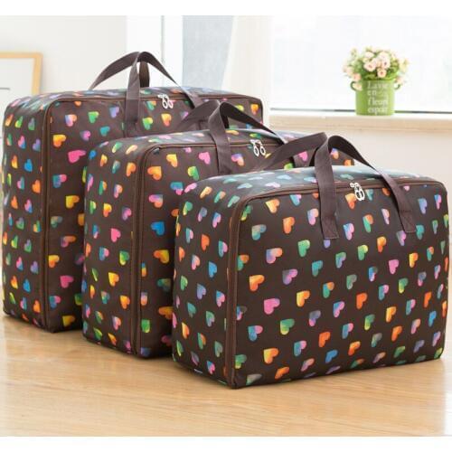 3 Pcs/set Closet Clothes Storage Bag Large-Capacity Travel Package Finishing Dust Bag For Bedding Items Quilt Packing Organizer