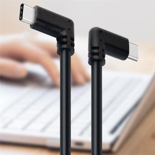 3m Double Elbow USB-C Data Transfer Fast Charging Cable for Oculus Quest VR Camera USB Type C Speed Data Cable Charging Cable