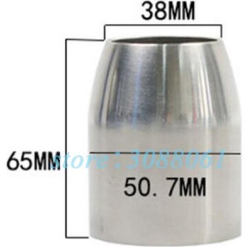 For 51mm Inlet Exhaust Welding Adapter Motorcycle Exhaust Escape Muffler Connect Welding Motorbike Exhaust Pipe Connection 50.8