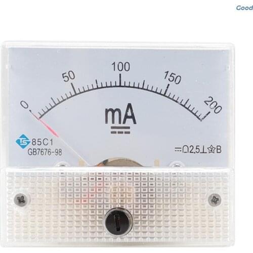 Ammeter Mechanical Pointer Type Analog Current Panel Meter Current Meter 85C1