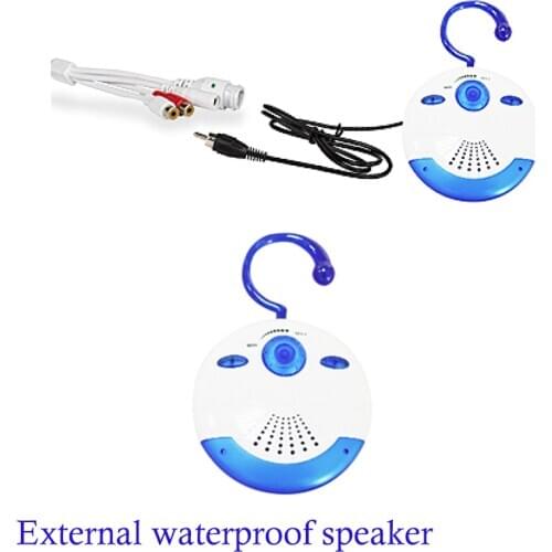 AV Audio Out Interface Loudspeak External Outdoor IP66 Waterproof CCTV Speaker For Video Surveillance Security IP Cameras