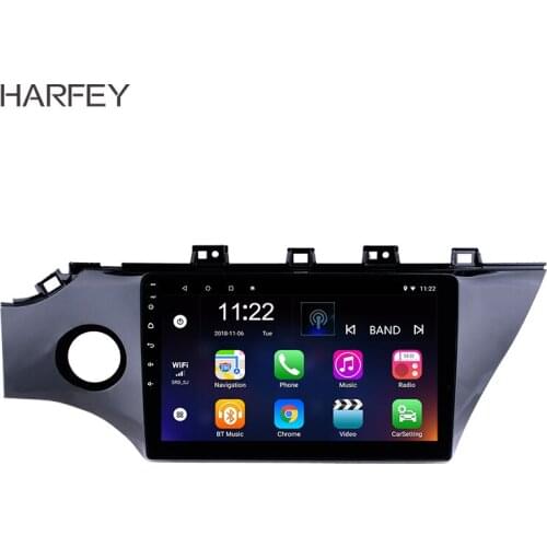 Harfey 10.1" 2Din Car Radio 8-Core Android 10.0 Player GPS Navi Stereo Multimedia For KIA RIO K2 2017 2018 with 1080P Digital TV
