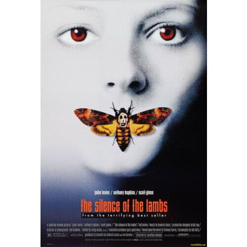 Silence of the Lambs FILM MOVIE METAL TIN SIGN POSTER WALL PLAQUE